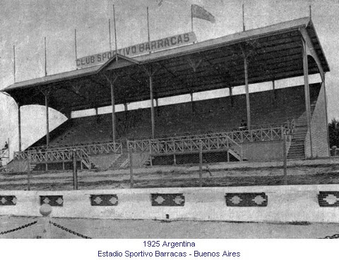 Historia en imagenes - Estadio de Sportivo Barracas La cancha de Sportivo Barracas