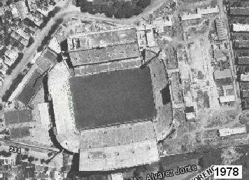 Historia del Estadio Jose Amalfitani vista aerea 1978