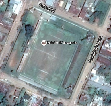 Estadio 27 de Agosto Santo Tomé google map