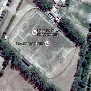 cancha de Independiente de Hernando google map