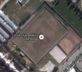 cancha de Villa Alvear de Resistencia google map