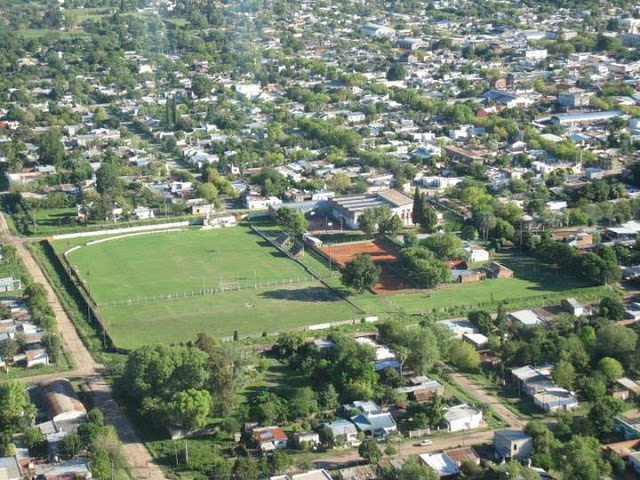 Sarmiento de Villaguay cancha de Sarmiento de Villaguay vista aerea