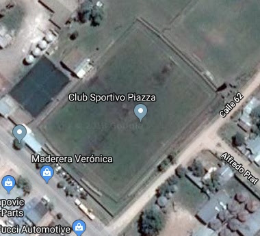 cancha de Sportivo Piazza de Azul google map