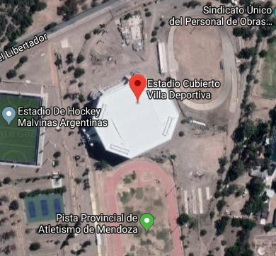 Estadio Cubierto Provincial de Mendoza google map