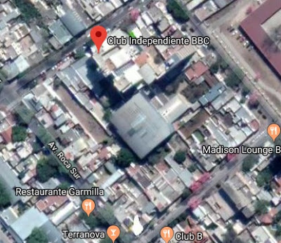 Estadio de Independiente BBC google map